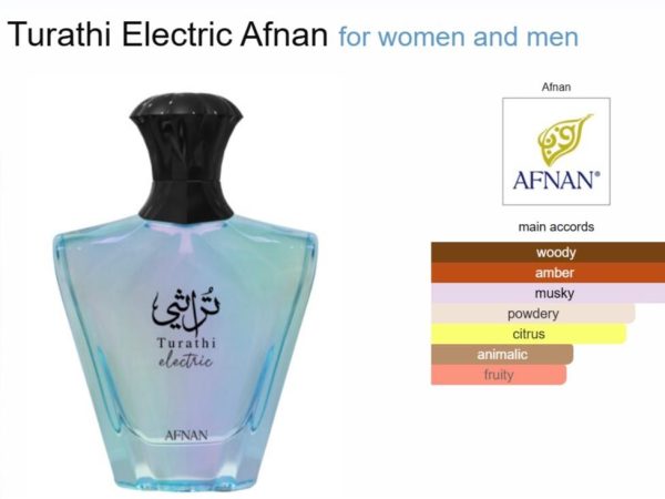 Afnan Turathi Electric Eau de Parfum Unisex Fragrance 100ml 3.0 oz - Electric Scented Perfume for Men & Women - Image 4