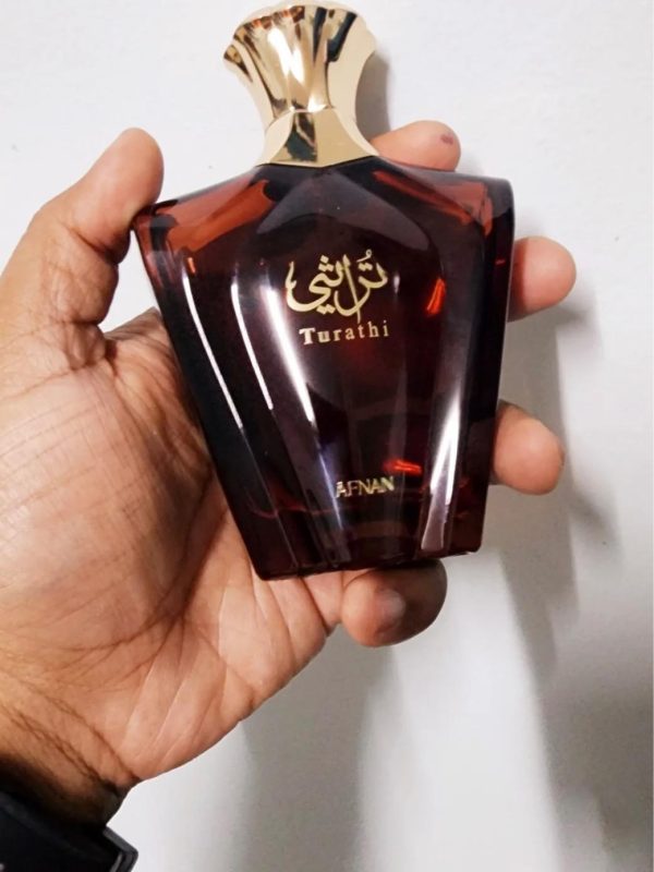 Afnan Turathi Brown for Men Eau de Parfum Spray 3.0 oz - 90ml Perfume Bottle with Elegant Design - Image 4
