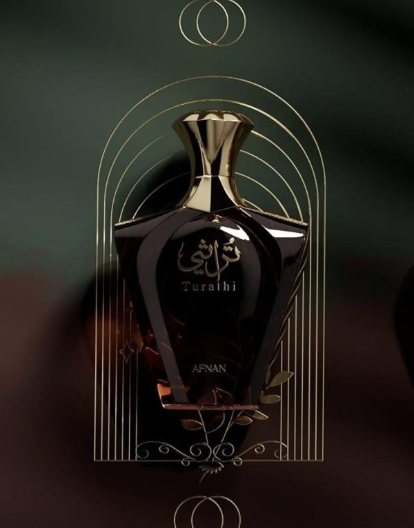 Afnan Turathi Brown for Men Eau de Parfum Spray 3.0 oz - 90ml Perfume Bottle with Elegant Design - Image 3